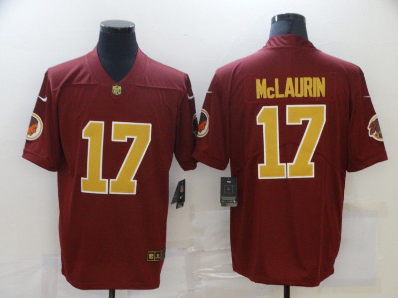 Men Washington Redskins #17 Mclaurin red Nike Limited Vapor Untouchable NFL Jerseys